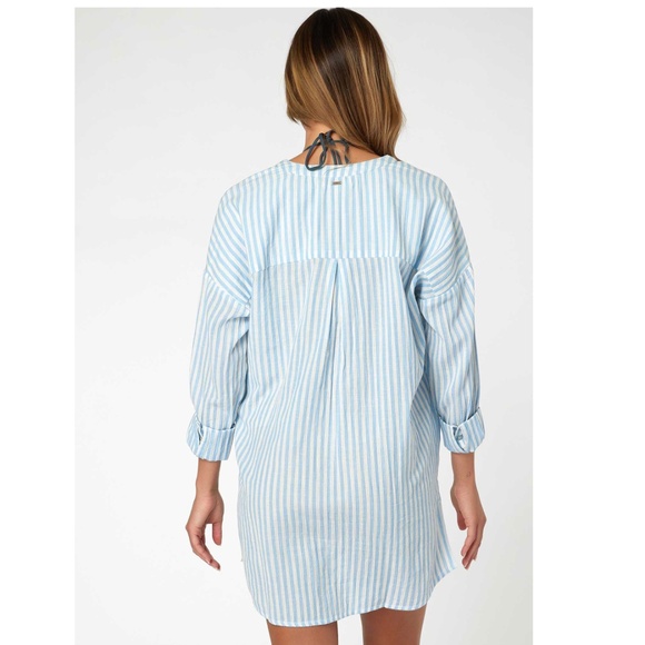 O'Neill Belize Strip Cover-Up Tunic - Picture 2 of 8